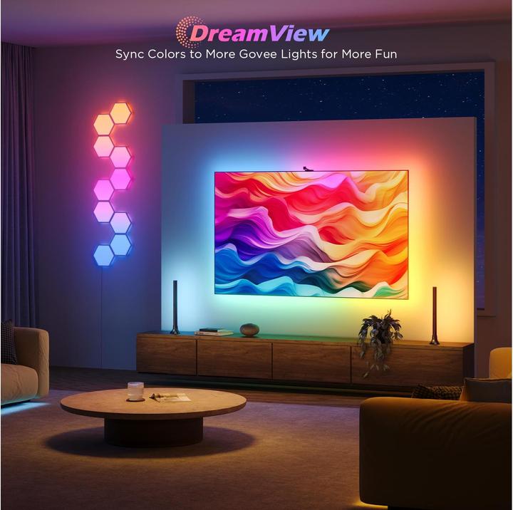 Produktbild Govee Envisual TV Backlight (Warmweiss, RGBIC, 360 cm, Indoor)
