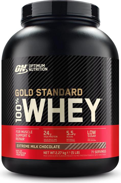 Optimum Nutrition Gold Standard (Extreme Milch Chocolate, Schokolade, Milchschokolade, 1 Stk., 2273 g)