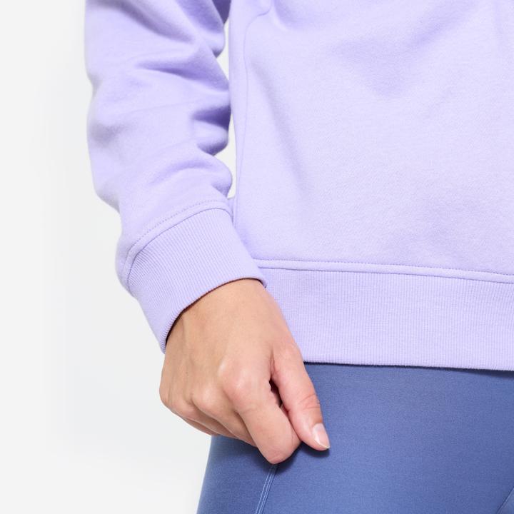 Actual product image Domyos Sweatshirt Damen Baumwollgewebe - lavendel (L)