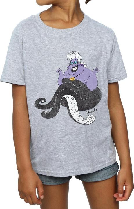 Actual product image The Little Mermaid Girls Classic Ursula T-Shirt (128)