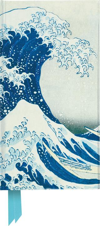Actual product image Hokusai: The Great Wave (Foiled Slimline Journal) (Lined, Hardcover)