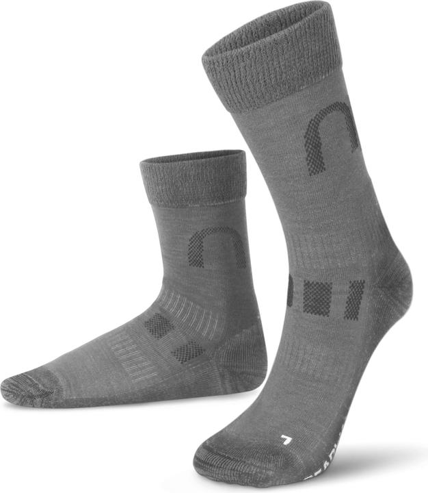Immagine prodotto Normani 2 paia di calze Melton in lana merino per escursioni e trekking (Confezione da 2, 35 - 38)