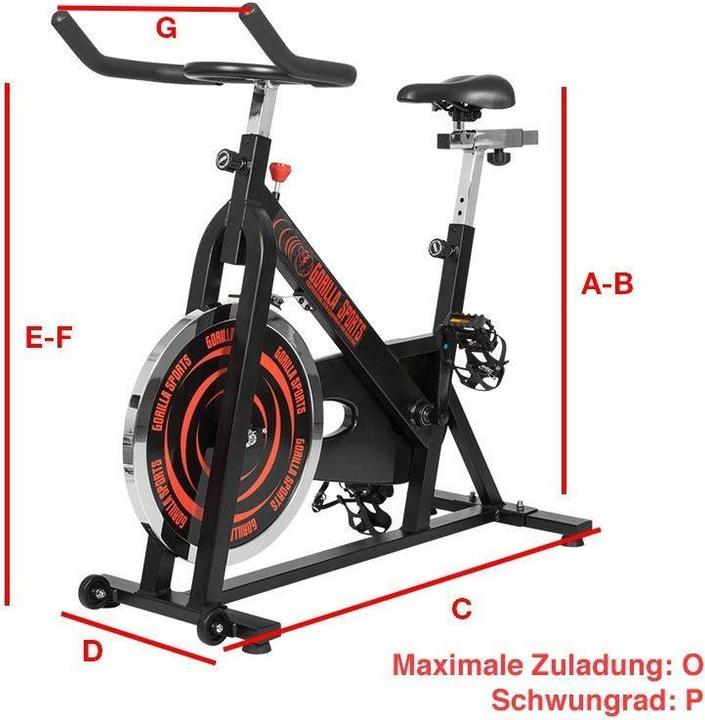 Produktbild Gorilla Sports Heimtrainer Ergometer