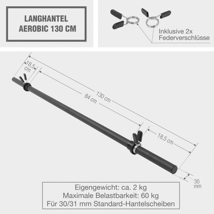 Produktbild Gorilla Sports Aerobic Langhantel