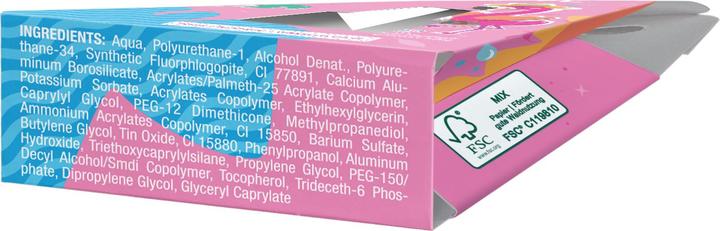 Actual product image Fruchtbar Kids Nail Colour (Rico pink with glitter, Colour paint)