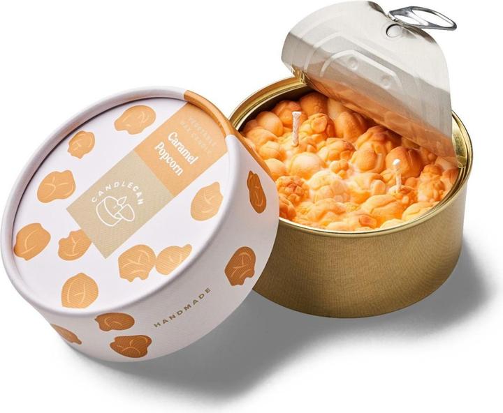 Candlecan Bougie parfumée Caramel Popcorn