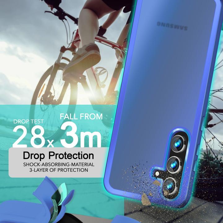 Immagine prodotto Nalia Copertura ibrida semitrasparente con cornice protettiva (Samsung Galaxy S24+)