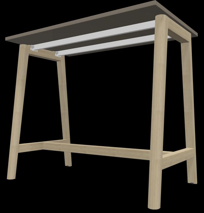 Immagine prodotto Narbutas Nova Wood tavolo alto (120 x 70 x 105 cm)