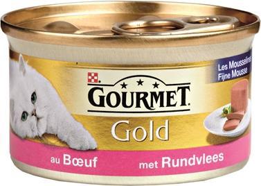 Actual product image Gourmet Gold Fijne Mousse Round (Adult, 1 pcs., 2400 g)