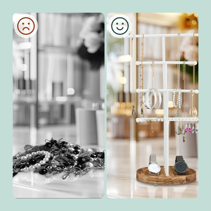 Actual product image Relaxdays Jewellery stand