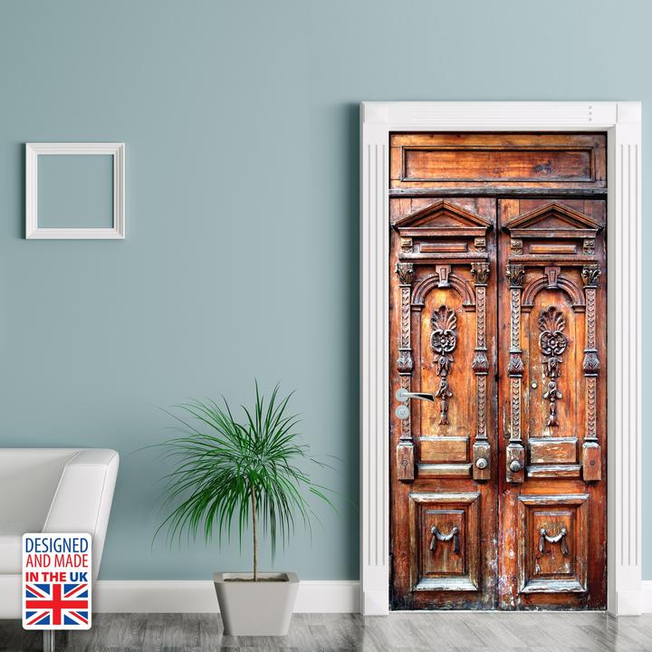 Produktbild Walplus Wandtattoo Vintage Door Mural (90 x 200 cm)