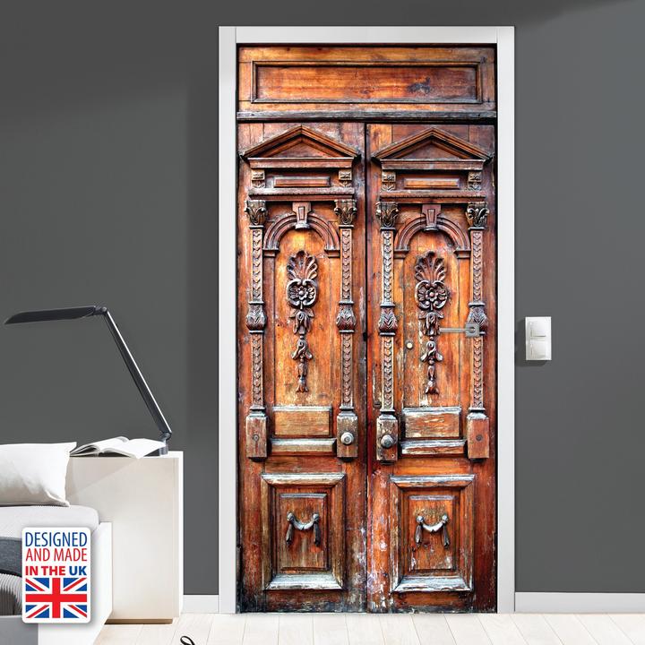 Produktbild Walplus Wandtattoo Vintage Door Mural (90 x 200 cm)