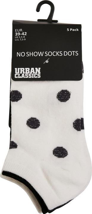 Produktbild Urban Classics No Show Socks Dots 5-Pack (5er Pack, 35 - 38)