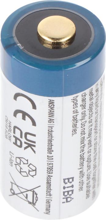 Image du produit Ansmann Batterie 16340 850mAh 1 pc. (1 pcs, C, 850 mAh)