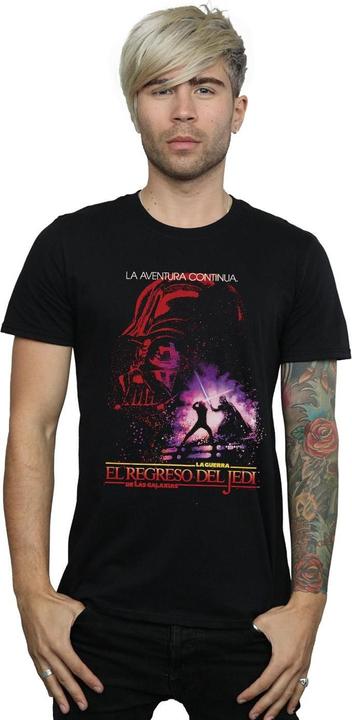 Immagine prodotto Star Wars Return Of The Jedi Spanish Poster Maglietta Uomo (XL)