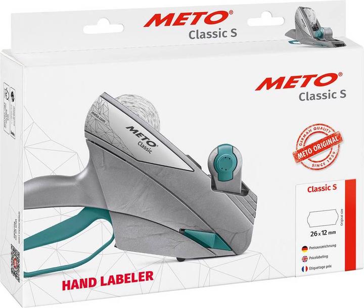 Produktbild METO Preisauszeichnungsgerät Classic S Anzahl Druckzeilen: 1