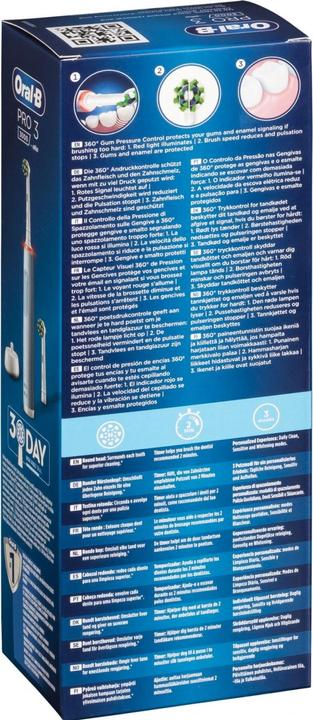 Nährwerte und Zutaten Oral-B Pro 3 3000 (Oszillierende Zahnbürste)