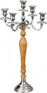 Immagine prodotto IKO Candeliere in legno a 5 braccia h=62cm