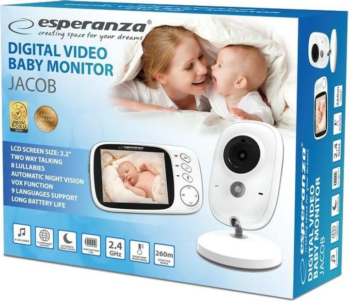 Actual product image Esperanza LCD 3.2 Jacob (Video & Audio, 260 m)