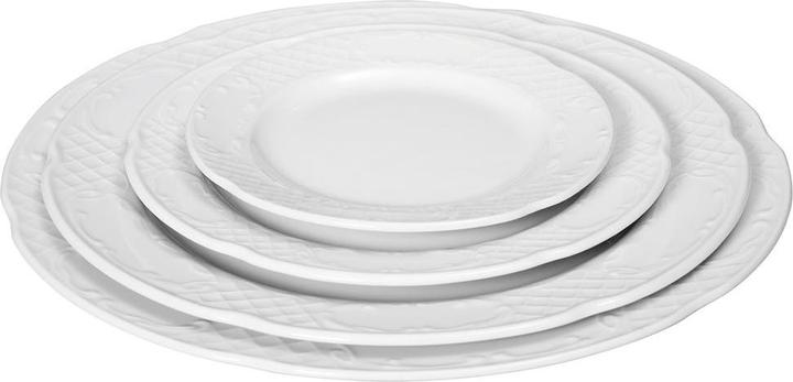 Produktbild Güral Hotelporzellan Serie "Flora" Teller flach (12 x, 25.50 cm)