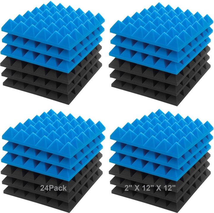 Immagine prodotto Jber Pannelli di schiuma acustica (24 pz.)
