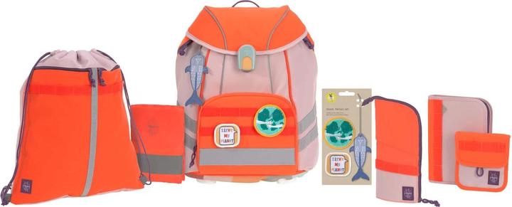 Immagine prodotto Lässig Kit scolastico unico di 7 pezzi, arancione neon (19 l)