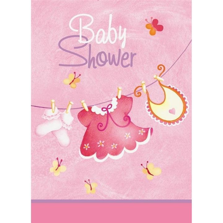Produktbild Unique Party Einladungen Clothesline Baby Shower 8erPack Karton (8 Stk.)