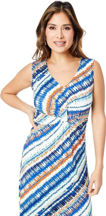 Actual product image Debenhams Womens/Ladies Abstract Jersey Twisted Knot Front Dress (36 D)