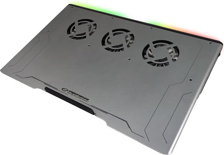 Image du produit Esperanza EGC108 Gaming Cooling Pad pour ordinateur portable LED RVB trous