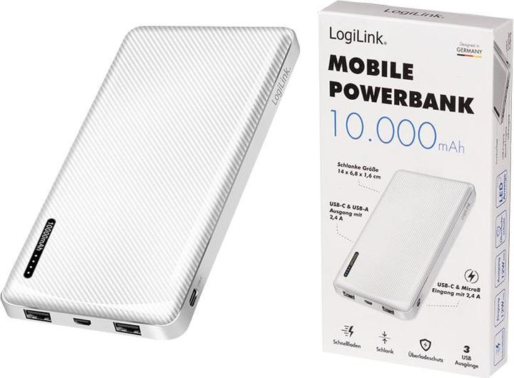 Produktbild LogiLink Prüfen (10000 mAh, 12 W, 12 Wh)