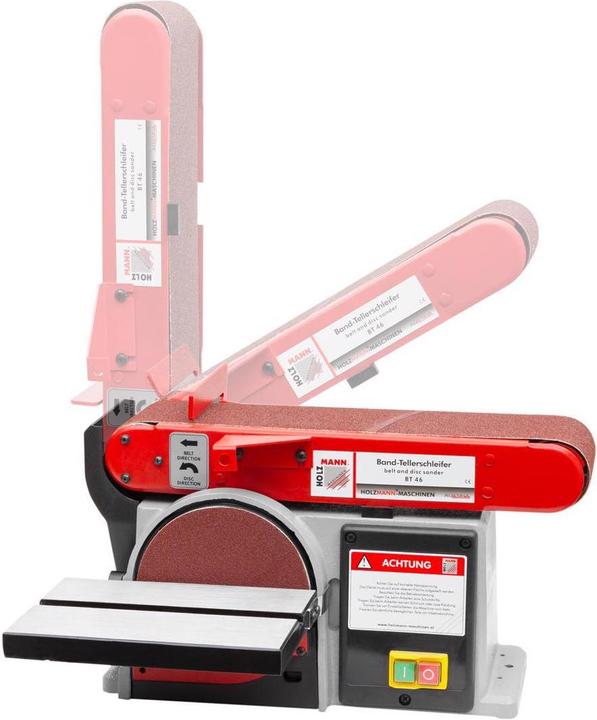 Produktbild Holzmann BT46 230V (Doppelschleifer, Bandschleifer, 250 W)