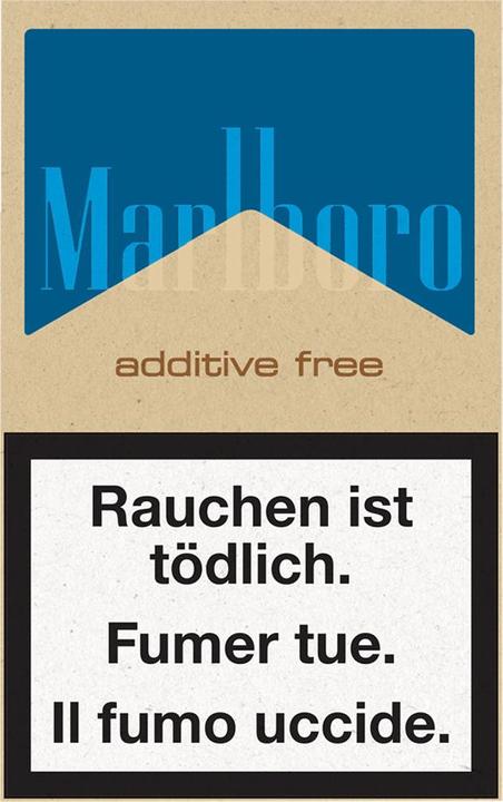 Actual product image Marlboro Additive free Blue