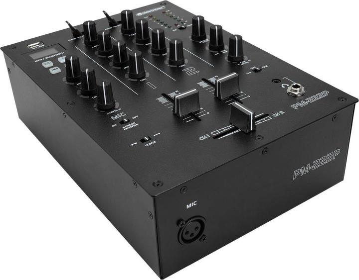 Image du produit Omnitronic PM-222P Table de mixage DJ 2 canaux avec lecteur (Contrôleur DJ)
