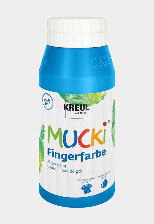 Produktbild Mucki Fingerfarbe (Blau, 750 ml)