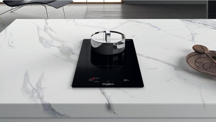 Actual product image Whirlpool WS Q0530 NE, Black, Integrated, 28 cm, zone induction hob, glass ceramic, 2 zone(s)