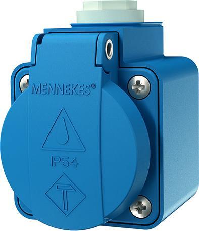 Actual product image Mennekes Schuko surface mounted socket