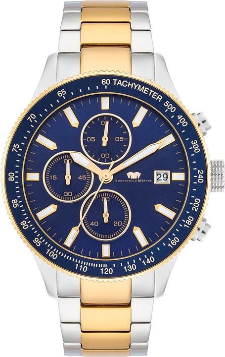 Produktbild Herren Chronograph Karthago II Edelstahl silber/gelbgold - 23556 (Chronograph, 43 mm)