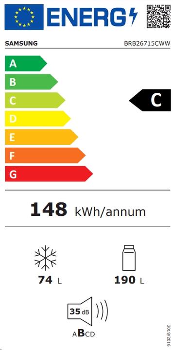 Energie-Label Samsung BRB6000 (264 l)