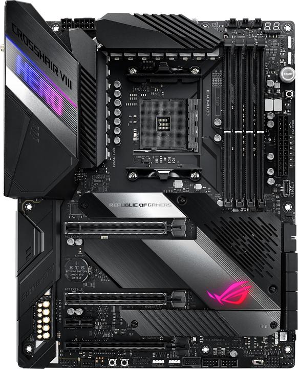 Actual product image ASUS Rog Crosshair VIII Hero WI-FI (AM4, AMD X570, ATX)