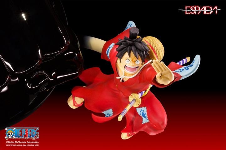 Actual product image Espada One Piece "Monkey D. Luffy" 1/8 PVC Wall Statue