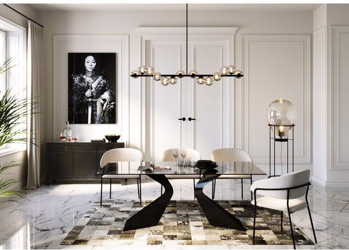 Produktbild Kare Design Tisch Gloria Schwarz 200x100cm (200 x 100 x 75 cm)