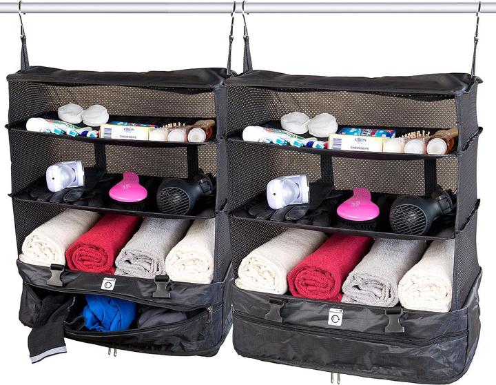 Image du produit Xcase Lot de 2 organisateurs de valises XXL, cubes d'emballage à suspendre, 45 x 64 x 30cm