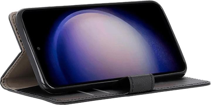 Actual product image Just in Case Pu-Leather Book Cover Black Samsung Galaxy S23 FE (Samsung Galaxy S23 FE)