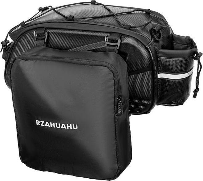 Produktbild Hurtel WYA36Y7S Bike Pannier Bag with Long Strap and Expandable Side Pockets - Black