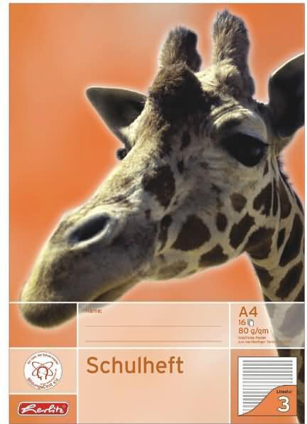 Immagine prodotto Herlitz Libro di esercizi X-Book, DIN A4, sentenza 3 (A4, Righe, Nessuna rilegatura)