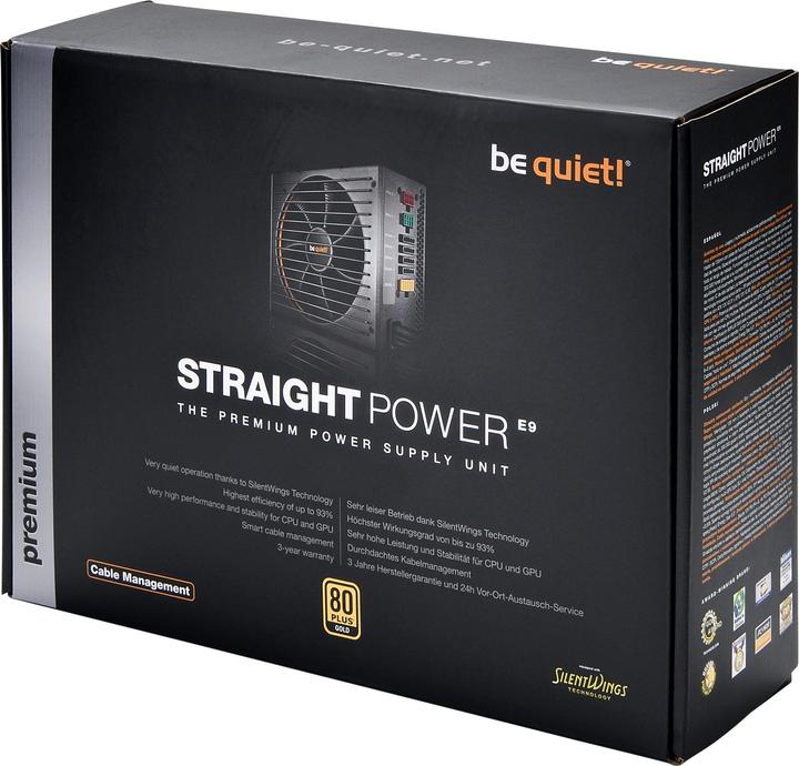 Produktbild be quiet! Straight Power E9 CM (480 W)