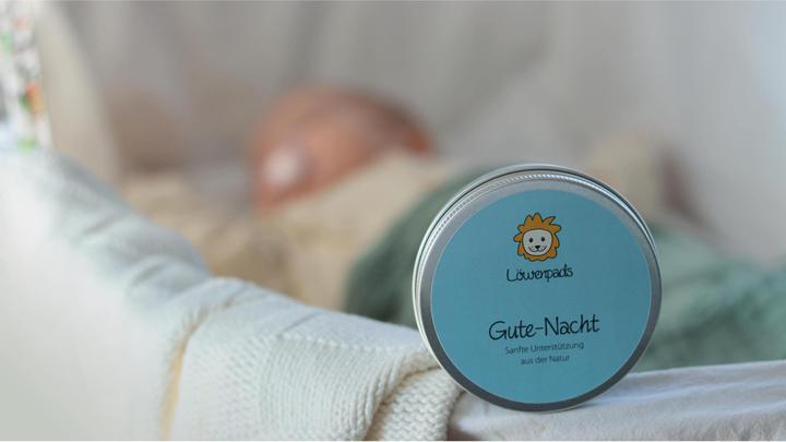 Produktbild Löwenkind Kräuterpads Dose Gute-Nacht 5 Stk.