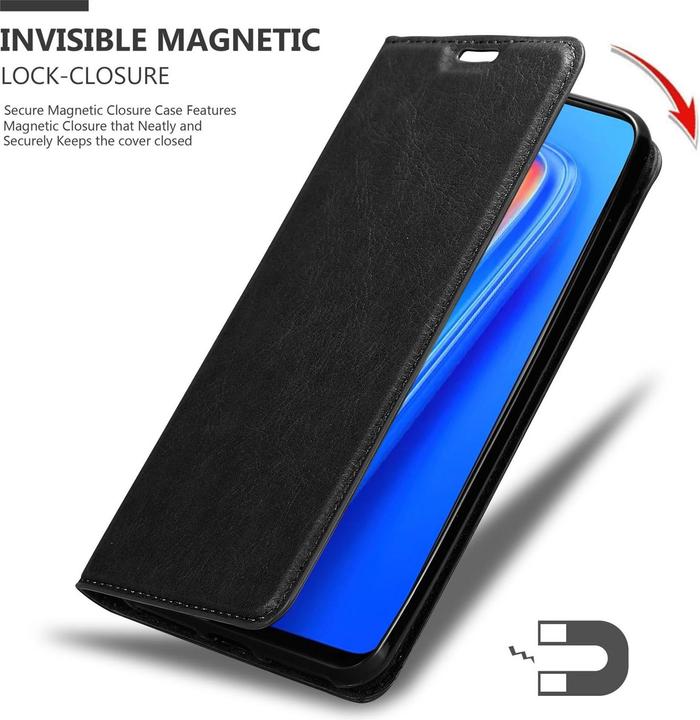 Immagine prodotto Cadorabo Copertina magnetica invisibile del libro (Realme 7)