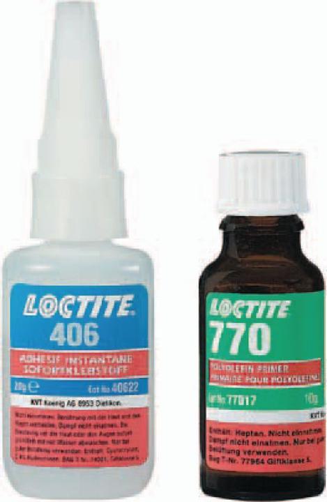 Image du produit Loctite Jeu de colle rapide 406 / 770 (30 g, 20 ml)