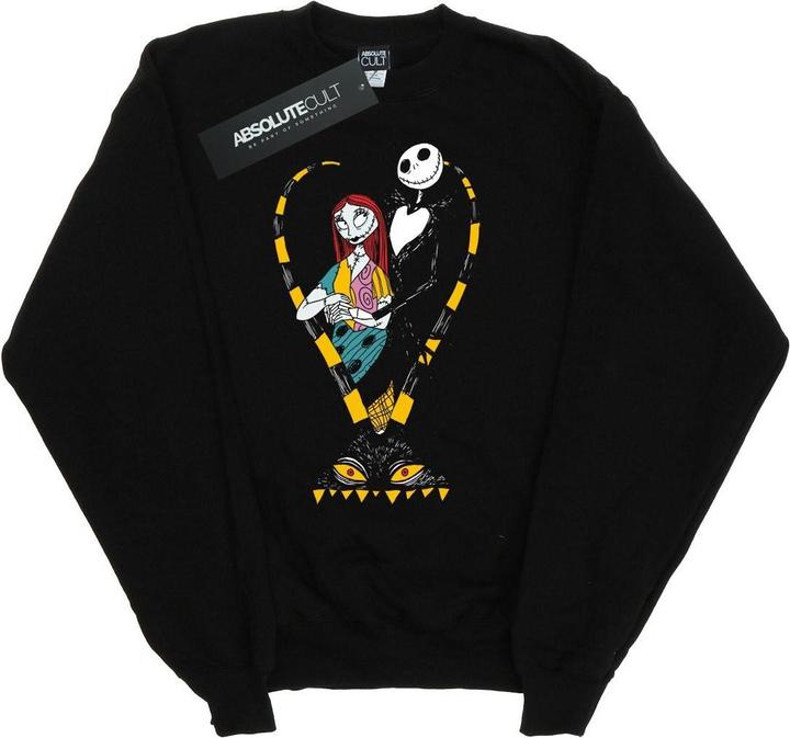 Disney Nightmare Before Christmas Jack And Sally Love Sweatshirt Jungen